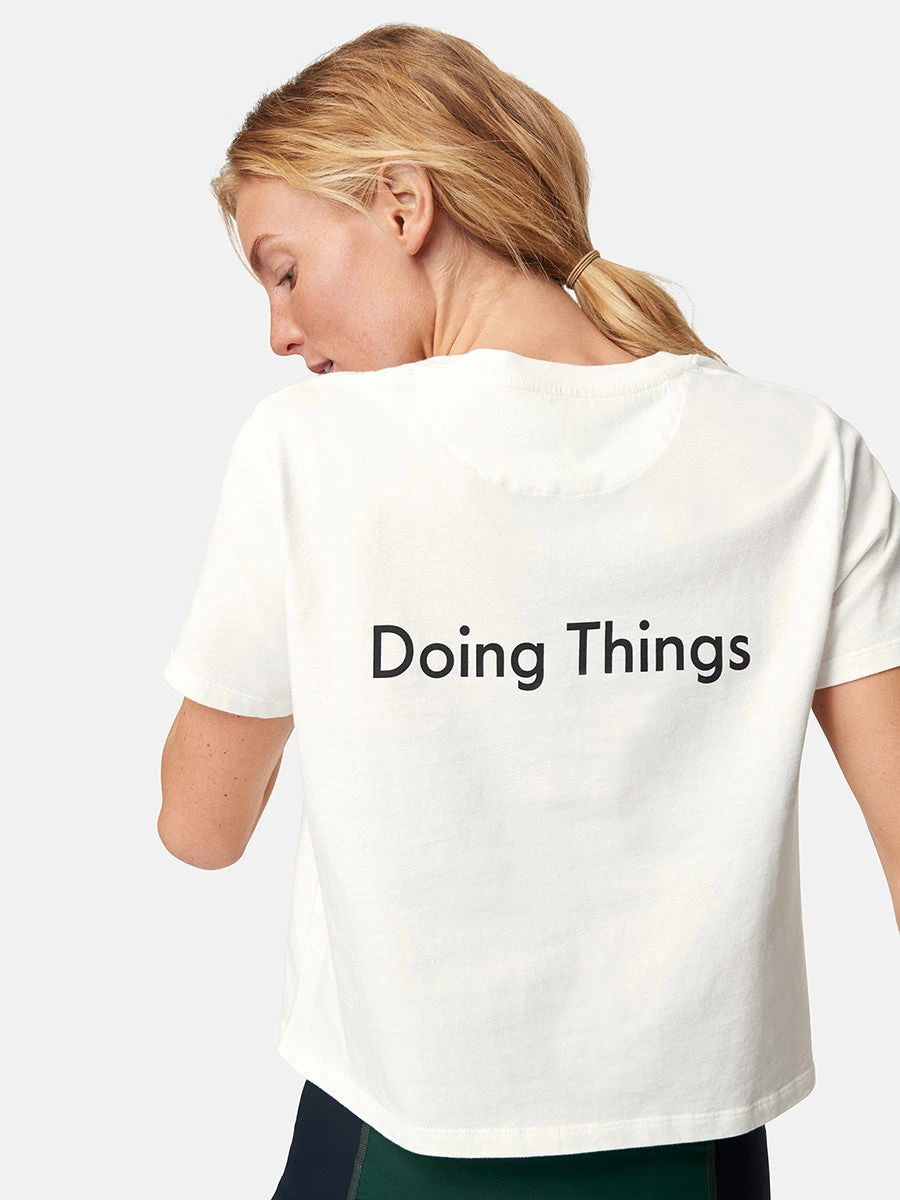 Rapha + Outdoor Voices Cropped T-Shirt 1 Rapha + Outdoor Voices Cropped T-Shirt