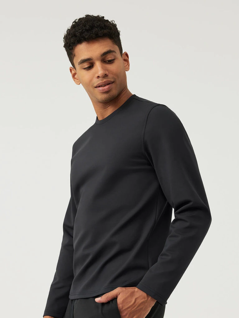 Kora Fashion Shop 9 Kora Fashion Shop -Kora Fashion Shop M302056 PLM BLK FrostKnit Longsleeve Black 092 AF1A1er