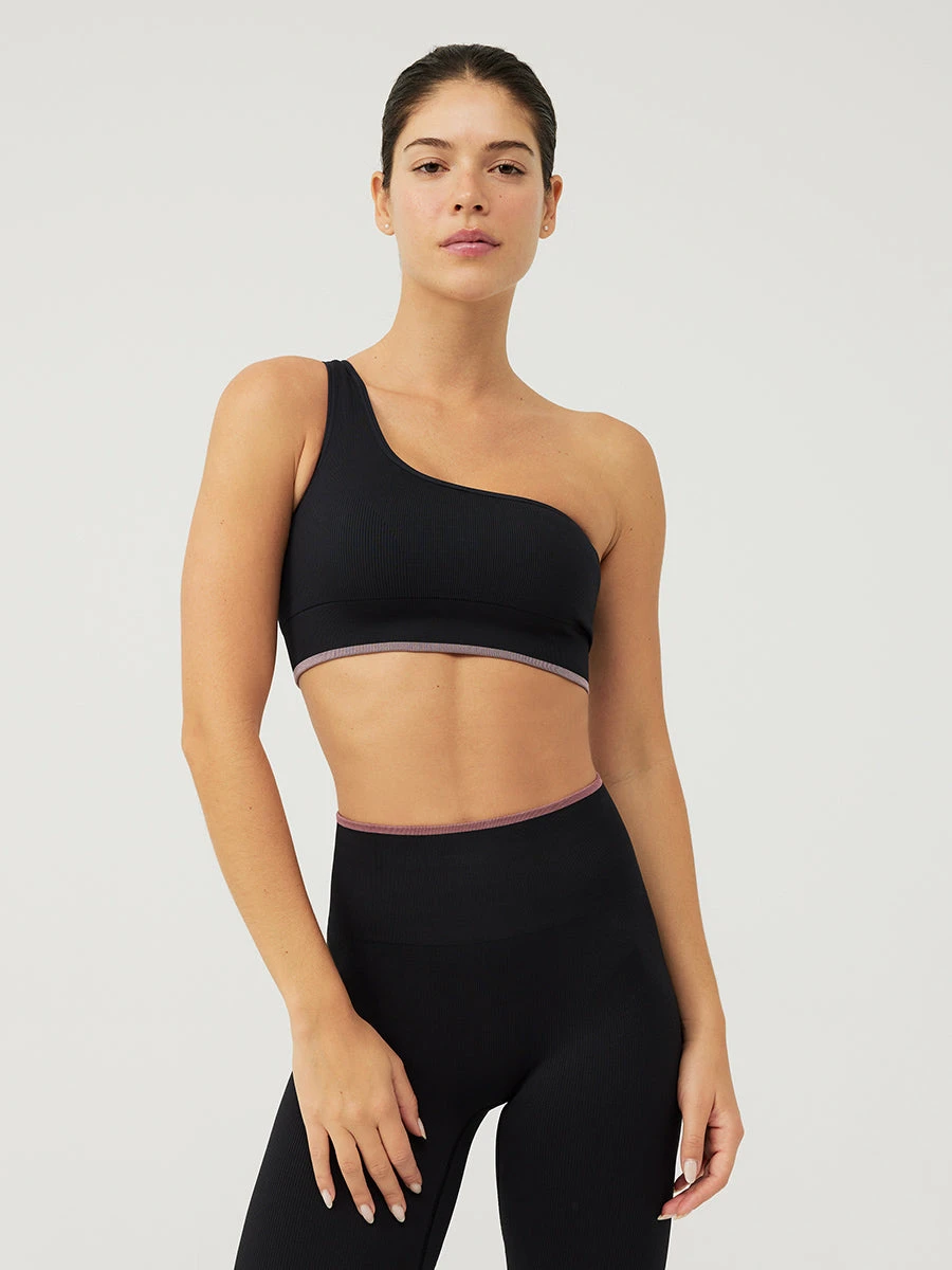 SeamlessRib One Shoulder Bra 1 SeamlessRib One Shoulder Bra