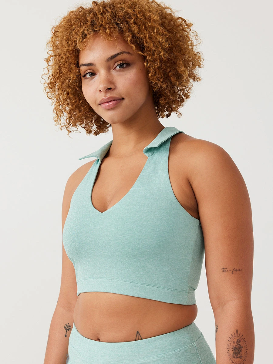 Warmup Collared Crop Top 3 Warmup Collared Crop Top - Image 3