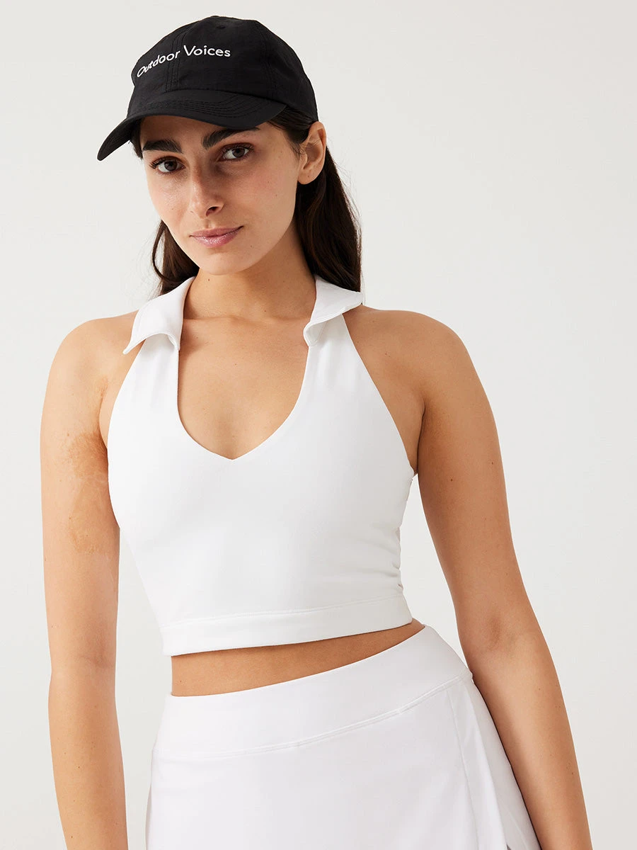 Warmup Collared Crop Top 1 Warmup Collared Crop Top